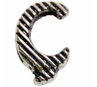 Letra Ç [ʧ] de metal para deslizar de 10 mm., para collares GogiPet