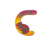 Letra C 60 x OTRA VEZ la letra de madera de la puerta de la letra 50 x 50