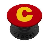 Letra C Ardilla Grupo A Juego Disfraz De Halloween Cosplay PopSockets PopGrip Adhesivo