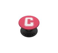 Letra C Big Bold Capital Varsity Alfabeto Monograma PopSockets PopGrip Adhesivo
