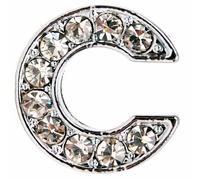 Letra C con Strass para deslizar de 14 mm. (Clase 1)