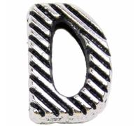 Letra D de metal para deslizar de 10 mm., para collares GogiPet