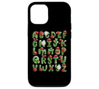 Letra de aprendizaje del alfabeto de Lady Bug ABC en la parte posterior Carcasa para iPhone 12/12 Pro