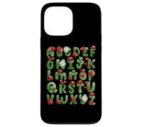 Letra de aprendizaje del alfabeto de Lady Bug ABC en la parte posterior Carcasa para iPhone 13 Pro Max