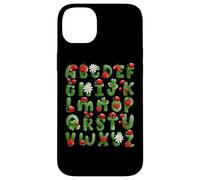 Letra de aprendizaje del alfabeto de Lady Bug ABC en la parte posterior Carcasa para iPhone 14 Plus