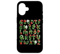 Letra de aprendizaje del alfabeto de Lady Bug ABC en la parte posterior Carcasa para iPhone 16