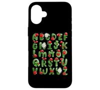 Letra de aprendizaje del alfabeto de Lady Bug ABC en la parte posterior Carcasa para iPhone 16 Plus