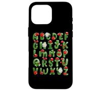 Letra de aprendizaje del alfabeto de Lady Bug ABC en la parte posterior Carcasa para iPhone 16 Pro Max