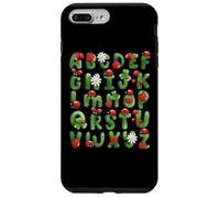 Letra de aprendizaje del alfabeto de Lady Bug ABC en la parte posterior Carcasa para iPhone 7 Plus/8 Plus