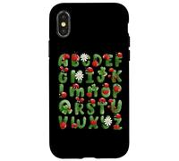 Letra de aprendizaje del alfabeto de Lady Bug ABC en la parte posterior Carcasa para iPhone X/XS
