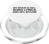 Letra de Canciones y Comedia de situación de My Brain Is (Declaración Divertida) PopSockets PopGrip para MagSafe