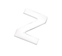 Letra de emblemas e insignias de coche 3D, etiqueta engomada de letras de emblema de coche, pegatinas automotrices a prueba de polvo, pegatinas robustas de durabilidad mejorada ave