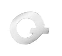 Letra de emblemas e insignias de coche 3D,Etiqueta engomada de letras de emblema de coche - Pegatinas para parachoques contra el polvo | Pegatinas Alfabeto para uso en exteriores