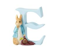 Beatrix Potter - Letra E con Figura de Perico el Conejo con cebollas