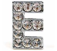 Letra E con Strass para deslizar de 14 mm. (Clase 1)