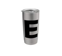 Letra E - Disfraz a juego para Halloween y actuación dramática Vaso térmico de acero inoxidable de doble pared