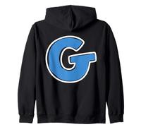 Letra G Alfabeto a Sudadera con Capucha