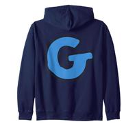 Letra G Alfabeto a Sudadera con Capucha