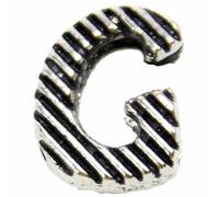 Letra G de metal para deslizar de 10 mm., para collares GogiPet