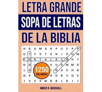 Letra Grande Sopa de Letras de la Biblia 1250 Palabras: 50 Rompecabezas Con Soluciones Completas