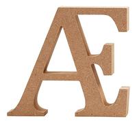 Letra, H: 13 cm, MDF, 1 pieza