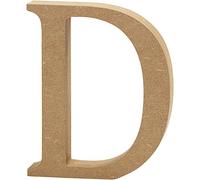 Letra, H: 8 cm, MDF, D, 1 unidad