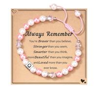Letra inicial corazón para niñas, mujeres, cumpleaños, Navidad, día de San Valentín, regalos para hija, nieta, adolescente, niña, regalo de graduación, pulseras y cadenas compatibles con hacer, talla
