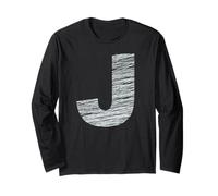 Letra J Alfabeto Manga Larga