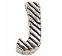 Letra J de metal para deslizar de 10 mm., para collares GogiPet