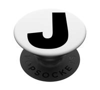 Letra J - Disfraz a Juego para Halloween y actuación dramática PopSockets PopGrip Adhesivo