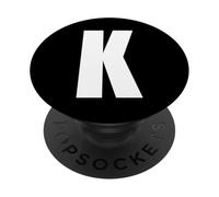 Letra K Capital Bold Alfabeto a Juego Monograma PopSockets PopGrip Adhesivo