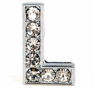 Letra L con Strass para deslizar de 14 mm. (Clase 1)