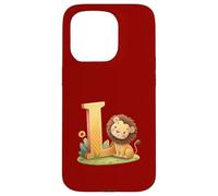 Letra L del alfabeto es para león Carcasa para iPhone 15 Pro
