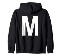 Letra M en Negrita - Creador de Palabras Personalizado para Palabras Personalizadas Sudadera con Capucha