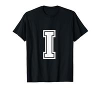 Letra mayúscula del Alfabeto I a Juego Grupo Familiar Halloween Camiseta