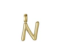 Letra N Viceroy Acero Dorado 15200m01012n Sin Cadena Mujer Joven
