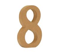 Letra O de madera de 8 pulgadas sin terminar, fuente beltoriana, recorte artesanal de 1 a 8 pulgadas de grosor Hnw707 (I, talla única)
