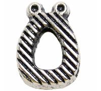 Letra Ö [œ] de metal para deslizar de 10 mm., para collares GogiPet