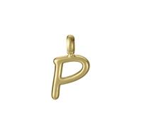 Letra P Viceroy Acero Dorado 15200m01012p Joven Mujer Sin Cadena