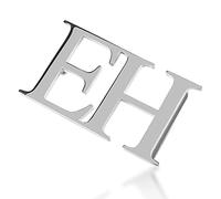 Letra personalizada hebillas de cinturón de acero inoxidable nombre de cuero hebilla de cinturón personalizado hebilla de cinturón de regalo para los hombres papá marido abuelo Día del Padre