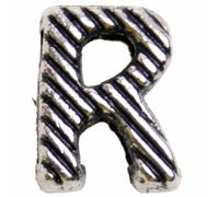 Letra R de metal para deslizar de 10 mm., para collares GogiPet