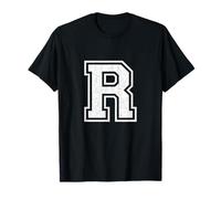 Letra R Hechizo Nombre Iniciales Alfabeto Vintage Monograma Camiseta