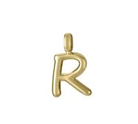 Letra R Viceroy Acero Dorado 15200M01012R Joven Mujer Sin Cadena