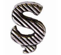 Letra Ş [ʃ] de metal para deslizar de 10 mm., para collares GogiPet