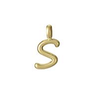 Letra S Viceroy Acero Dorado 15200m01012s Mujer Joven Sin Cadena