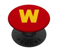 Letra W Ardilla Grupo A Juego Disfraz De Halloween Cosplay PopSockets PopGrip Adhesivo