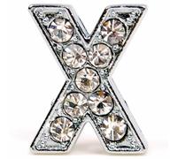 Letra X con Strass para deslizar de 14 mm. (Clase 1)