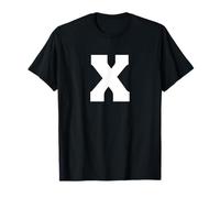 Letra X Letra minúscula alfabeto ortografía letras Camiseta
