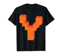 Letra Y Alfabeto Monograma Inicial ABC Building Ladrillos Camiseta