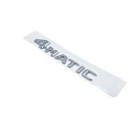 Letras 3D V250d V300d EDICIÓN NOCTURNA Emblema ABS compatible for Mercedes Benz Clase V W447 Insignia del guardabarros del automóvil Placa de identificación del tronco Etiqueta adhesiva(Silver 4Matic)
